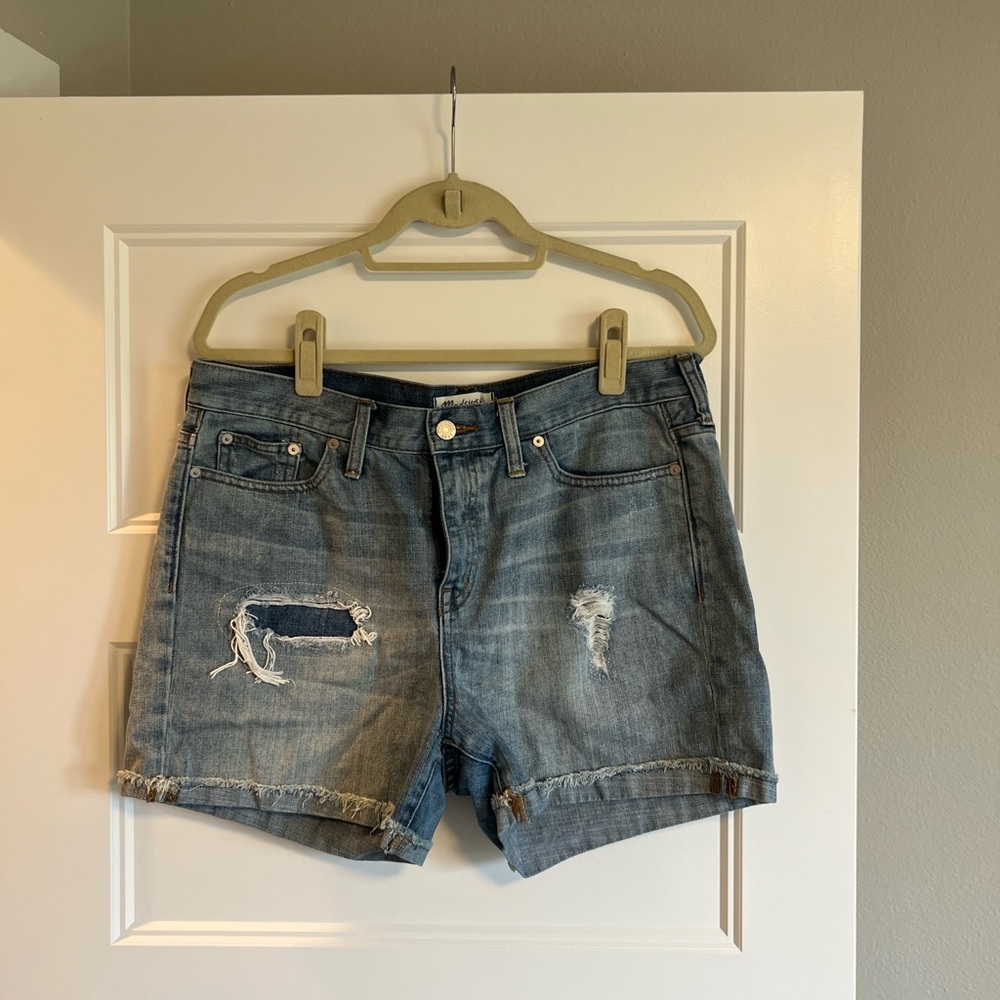 Madewell Distressed Denim Shorts